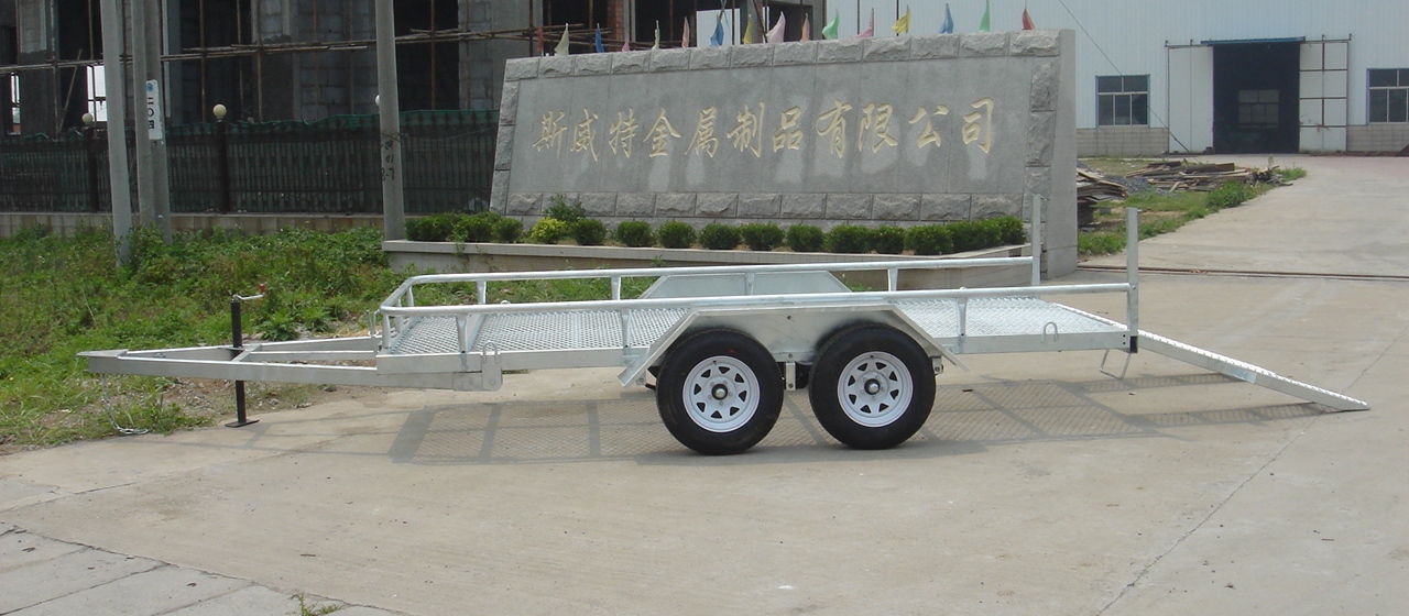 Durable promotional Car transporting trailer