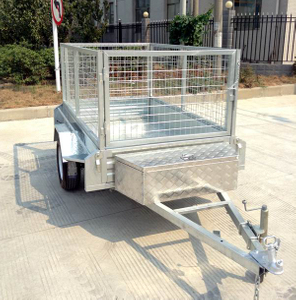 hot dipped galvanised single axle trailer